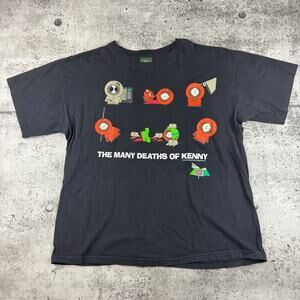 Vintage South Park Shirt Size XL The Many Deaths Of Kenny